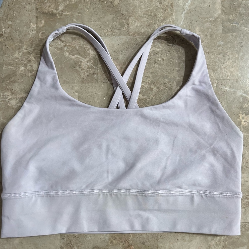 Lululemon Energy Bra Lilac - Size 10